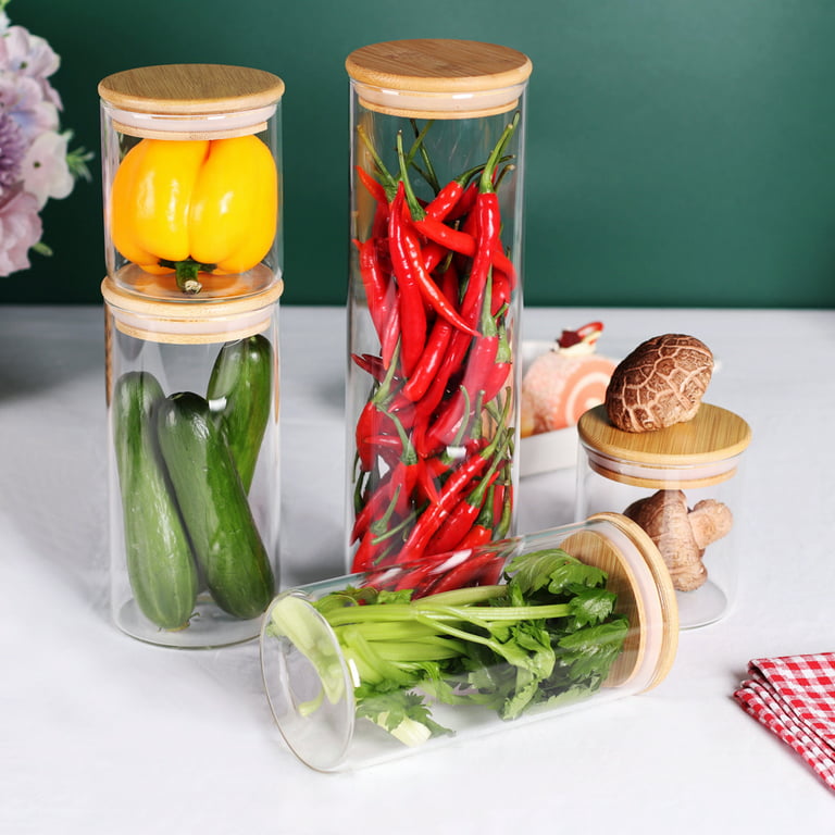 Cheap Price Glass Airtight Canisters with Bamboo Lid Set, Glass Food  Storage Container, Pantry Organization and Storage Jars, Kitchen Canisters  Sets - China Kitchen Canisters Set and Food Storage Containers Glass price
