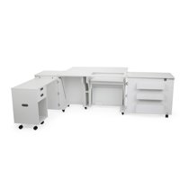 Kangaroo Aussie II Sewing Cabinet and Table w/ Lift, 2 Finishes