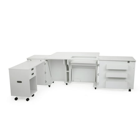 Kangaroo Aussie II Sewing Cabinet and Table w/ Lift, 2 (Best Sewing Cabinets For Quilters)