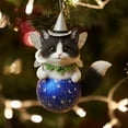 thumbnail image 6 of Christmas Animal Ornament Balls, Christmas 2D Animal Ornament, 2025 New Winter Animals Themed Ornaments Balls, Acrylic Woodland Creature Hanging Decor (1pcs), 6 of 6