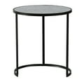 thumbnail image 4 of A&B Home Round Nesting Side Tables with Speckled Tops and Thin Frames - Set of 2 - Black, Blue, White Finish, 4 of 5