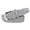 Gray, variant on Men's Buckle Belt Braided Web Belt Fashion Holeless SummerWinter Streetwear Medium Fabric Belt Grey Small-X-Large