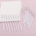 thumbnail image 4 of 300 Disposable Spoolies Mascara Eyelash Wands Brush Applicator for Eyelash Extension Eyebrow and Makeup White, 4 of 5