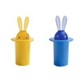 thumbnail image 1 of backtonatureau 2 piezas lindo dispensador de palillos de decoración adornos elegantes Azul amarillo Macarena Dispensador de palillos de dientes, 1 of 8