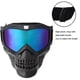 thumbnail image 3 of Máscara De Gafas De Motocicleta Desmontable Protección Profesional Correa Ajustable Transpirable Diseño Elegante De Cabeza De Calavera, 3 of 8