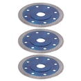 thumbnail image 2 of Disco 3pcs Diamantes Sierra Cuchillas AzuleJos de Cerámica de porcelana de porcelana Herramiente de Disco de Corte de Mármol 105x10x20 mm, 2 of 7