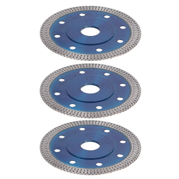 3 hojas de sierra de diamante para cortar azulejos, cerámica, porcelana y mármol, 105 x 10 x 20 mm