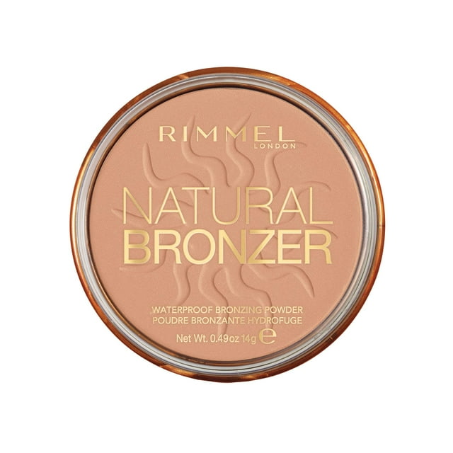 Bronceador Rimmel London Natural 020 Sunshine, acabado mate, 14 ml