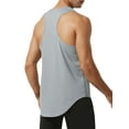 thumbnail image 5 of PULLIMORE 3 Pack Men's Basic Undershirt Tank Top Athletic Sleeveless Tee Gym Workout T-Shirt, 5 of 10