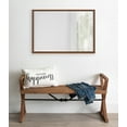 thumbnail image 7 of Kate and Laurel Calter Framed Wall Mirror, 25.5x37.5, Walnut Brown, 7 of 7