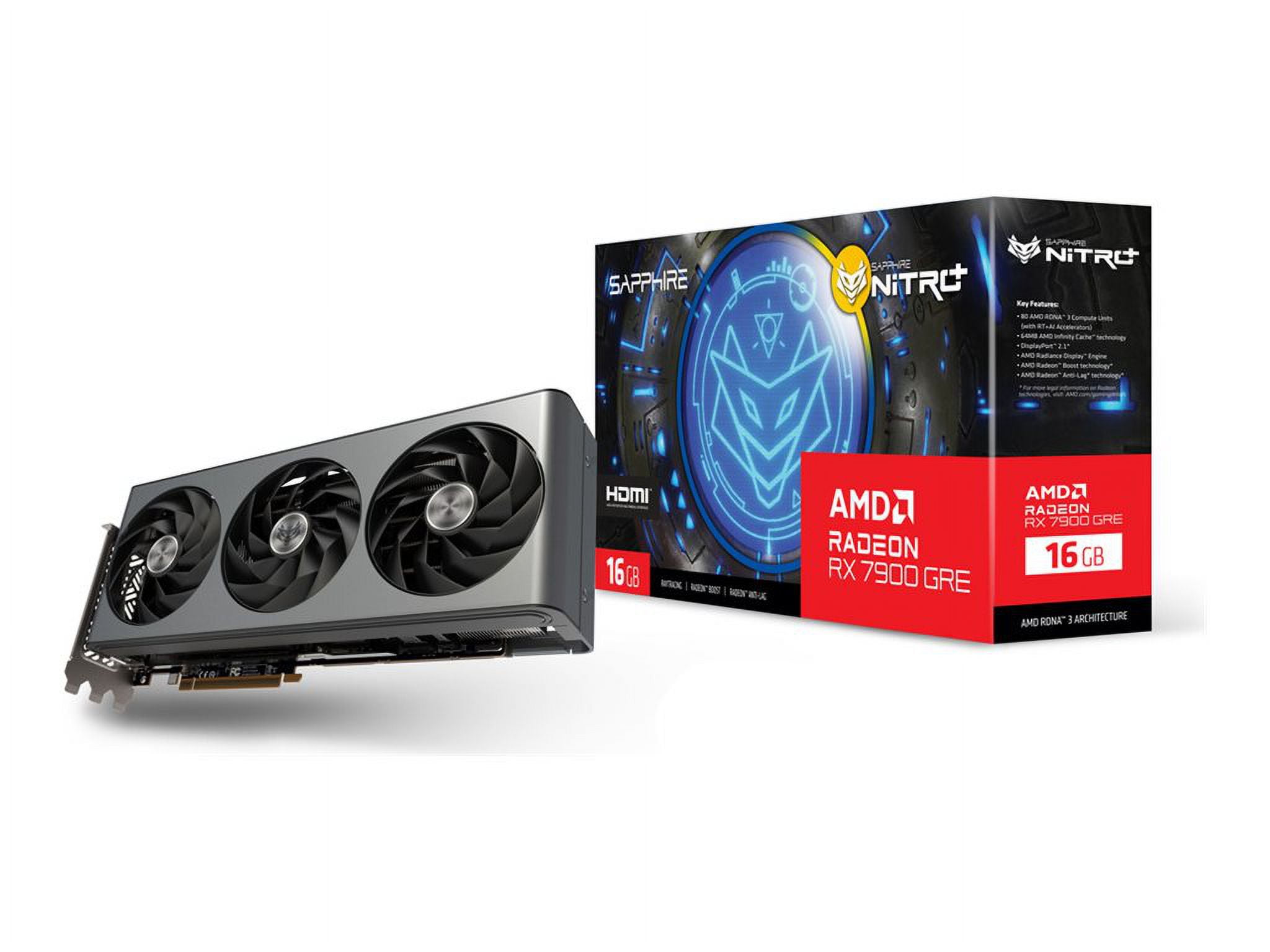 グラフィックボード・グラボ・ビデオカード Sapphire Nitro+ / Radeon RX7900GRE 16GB SAPPHIRE NITRO+ Gaming Radeon RX 7900 GRE 16GB GDDR6 PCI