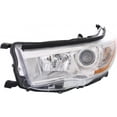 thumbnail image 3 of For 2014 2015 2016 Toyota Highlander Headlight Driver and Passenger Side Chrome CAPA Certified w/ Bulbs TO2502221 TO2503221, 3 of 4