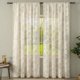 thumbnail image 1 of Nvzi Cortinas transparentes con textura, paneles transparentes que aportan privacidad, luz y amplitud para dormitorio, sala de estar, patio, puerta de vidrio (2 piezas, 78,74 x 55,12 pulgadas, A12), 1 of 5