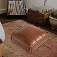 thumbnail image 6 of Dvumao Organizers and Storage, Faux Leather Poofy Ottoman Footstool Moroccan Unstuffed Pouf Cover Foot For Storage Floor Cushion Footrest No Filler, Mom Gifts, 6 of 7