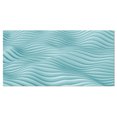 thumbnail image 2 of Fractal Rippled Blue 3D Waves - Contemporary Canvas Art Print, 2 of 3
