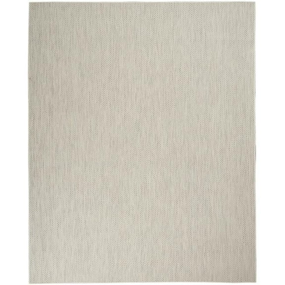 9 x 12 ft. Cream Geometric Power Loom Rectangle Area Rug
