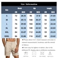 thumbnail image 3 of Domuza Men's Casual Shorts Pleated Front Linen Textured Dress Shorts Summer Lightweight Breathable Vacation Beach Shorts with Pockets Beige XL, 3 of 8