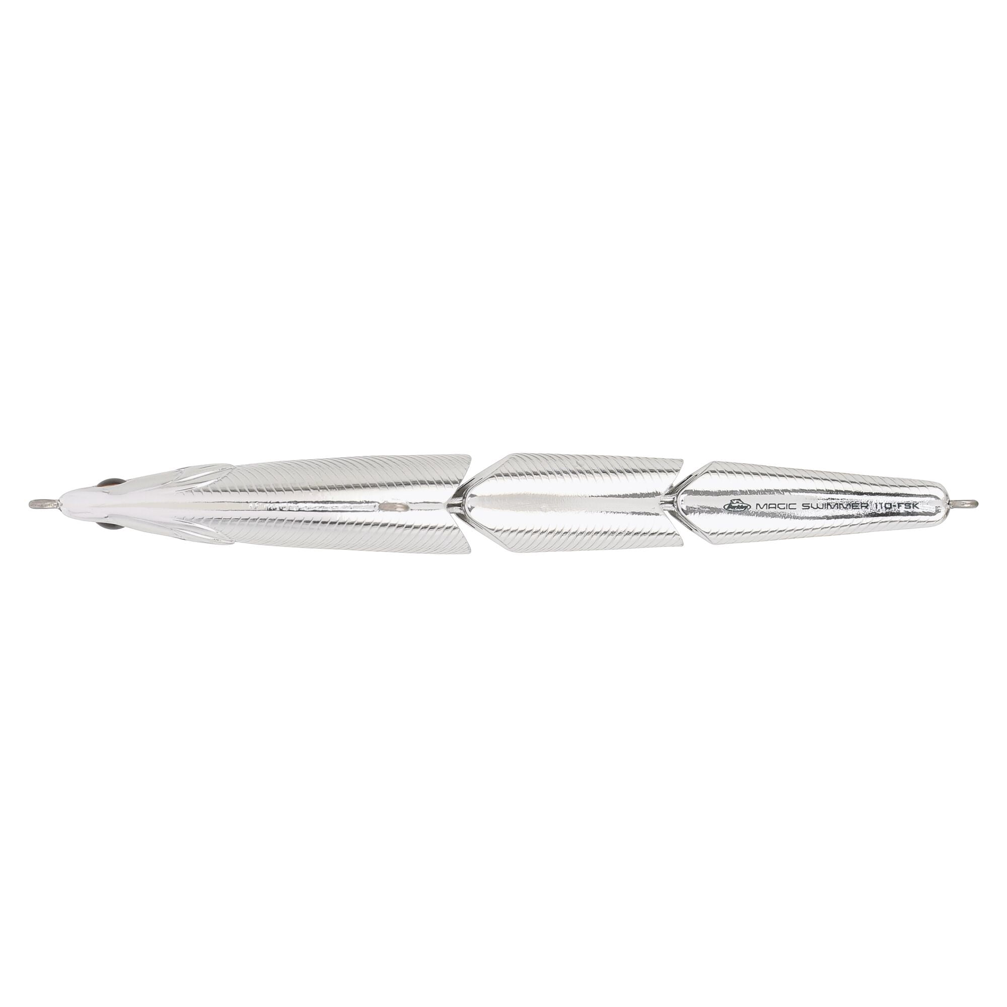 Berkley Magic Swimmer® Freshwater, 4.4 in, Swimbaits, Chrome (1 Count)