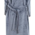 thumbnail image 7 of Feinuhan Women And Men Soft Shawl Collar Long Fleece Side Pockets Unisex Bathrobe, 7 of 7