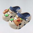 thumbnail image 4 of CUZIBR Toddler Kids Clogs Cute Cartoon Animal Graphic Summer Slippers For Girls Soft Anti- Sole Indoor Outdoor Waterproof Beach Sandal Holiday Vacation Casual Garden Shoes,Grey,3-4 Years, 4 of 8