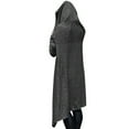 thumbnail image 5 of Hooded Poncho Cape Cloak for Women Irregular Hem Hoodie Sweatshirt Pullover with Pocket Winter Autumn Poncho Coat Warm Blanket Cape Wraps Shawl Halloween Gothic Cardigan Punk Hoodie Jacket, 5 of 7