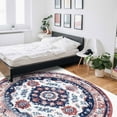 thumbnail image 6 of Area Rugs Indoor Non-Slip Rectangle Rug 5x8 Ft Boho Floral Retro Rug Rubber Backing Floor Mats Non Shedding Home Decor Carpet for Entryway Living Room, 6 of 8