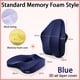 thumbnail image 1 of Cojín de espuma viscoelástica para asiento, almohada ortopédica para coxis, cojín para silla de oficina, soporte para cintura, almohada para espalda, asiento de coche, juegos de almohadillas de masaje de cadera Tan Jianjun unisex, 1 of 2