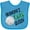 Turquoise, variant on Inktastic Grandpa's Golf Buddy with Golf Ball Boys or Girls Baby Bib