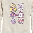 thumbnail image 3 of Disney - Alice In Wonderland - Alice Face - Toddler & Youth Crewneck Fleece Sweatshirt, 3 of 5
