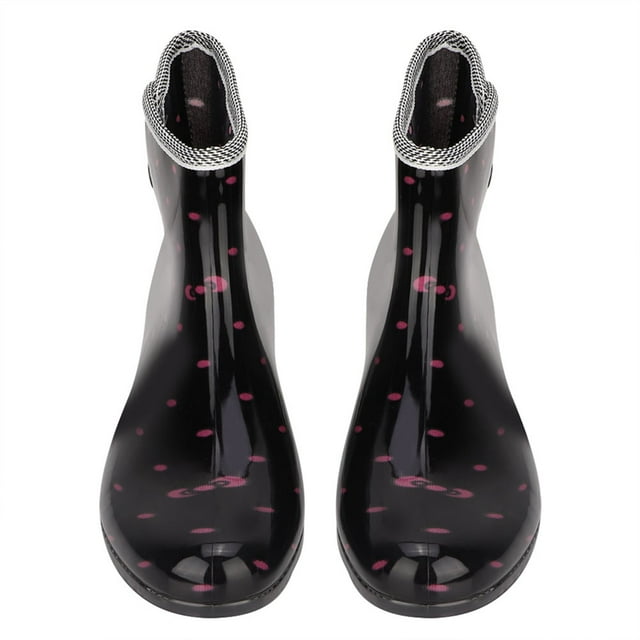 Botas de lluvia impermeables, antideslizantes y cómodas para mujer, zapatos de jardín (40)