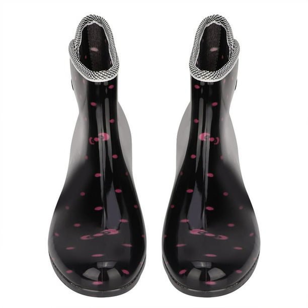 Botas de lluvia, zapatos de lluvia cómodos antideslizantes impermeables para mujer, diseño de clase mundial
