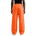 thumbnail image 5 of TQWQT Men's Loose Fit Sweatpants Drawstring Elastic Waist Casual Joggers Streetwear Oversized Wide Leg Pants With Pockets Solid Color Lounge Trousers Athletic Running Bottoms, 5 of 7