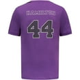 thumbnail image 2 of Mercedes Amg Petronas F1 Driver Lewis Hamilton Unisex Lh44 Sports Purple T-Shirt, 2 of 13