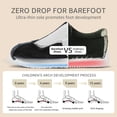 thumbnail image 4 of Zapatos para niños pequeños descalzos STQ KIDS, puntera ancha, negro y blanco, 4 of 9