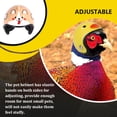 thumbnail image 4 of Greeniant Casco para mascotas, loros, sombreros, disfraces ajustables, accesorios, Protector, cascos para aves de corral, pollo, pájaro, pato Juguetes para pájaros perro Greeniant PT003691-11, 4 of 6