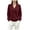 Wine, variant on vigerkar Knit Sweaters Women Long Sleeve v Neck Pullover Tops Casual Loose Cozy Spring Sweater Shirts (Black, M)