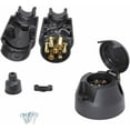 thumbnail image 4 of 7 Pin Male & Female Trailer Plug, Waterproof 12V Connector for Trucks, RVs, Cars (Rubber Boots), 4 of 4
