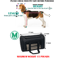 thumbnail image 2 of Lioneon Pet/Dog/Cat/Puppy Soft-Sided Travel Carrier for Small/Medium Up to 15LB - Black, 2 of 7
