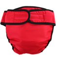 thumbnail image 4 of Pantalones fisiológicos para mascotas JShteea Cortos Sanitarios Menstruación Perros Hembra Rojo L, 4 of 9