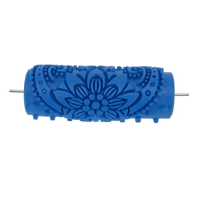 Rouleau de Texture, Rouleau de Peinture Décoratif Réutilisable Lavable DIY, Rouleau Rond Multifonctionnel Outil de Peinture DIY pour Mur, Meubles, Décoration de Sols