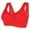Red, variant on Womens Bras under $5! Xqxayjr Daisy Bras for Older Women,Wireless Front Closure Push Up Bras Plus Size Full Coverage Comfortable Everyday Bra Brasier Sin Varillas Para Mujer Birthday Gifts