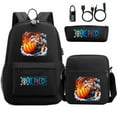 thumbnail image 6 of ONE-PIECE Anime Backpack Set 3 Pieces with Lunch Bag and Pencil Case for Women Men, Fashion Daypack, Classic High Backpack for Teens, Travel Laptop Backpacks, 6 of 9