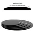 thumbnail image 7 of Tempered Glass Table Top, 32 Inch Round, 2/5 Inch Thick, Beveled Polished Edge, Black (32"), 7 of 7