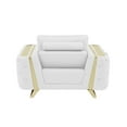 thumbnail image 4 of Titan Furnishings Modern Genuine Italian Leather Upholstered Chair, 4 of 10