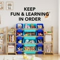 thumbnail image 5 of SpaceAid Toy Storage Organizer with 6 Shelves and 12 Bins, Blue, 5 of 7