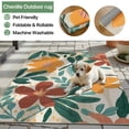 thumbnail image 4 of DEORAB Outdoor Rug 8'x10' Washable Patio Rug Non Shedding Easy Cleaning Flowers Outside Carpet for Balcony Backyard Deck RV, 4 of 10