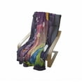 thumbnail image 3 of Alien Soft Flannel Fleece Throw Blanket, Funky and Happy Monsters Illustration on a Abstract Galactic Landscape, Cozy Plush for Indoor and Outdoor Use, 70" x 90", Purple and Multicolor, by Ambesonne, 3 of 5