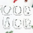 thumbnail image 6 of Santa Claus Cookie Cutters Stainless Steel Baking Mold for DIY Christmas Cookies Cakes Non-Stick Holiday Baking Tool, 6 of 7