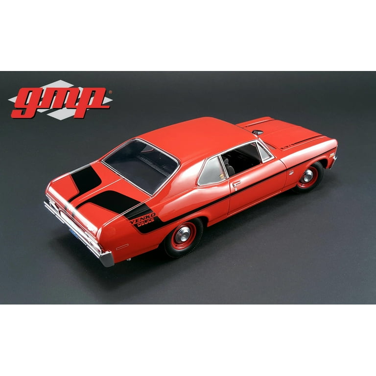 1970 Chevrolet Nova Yenko Deuce Cranberry Red Limited Edition to 660 pcs  1/18 Diecast Model Car by GMP