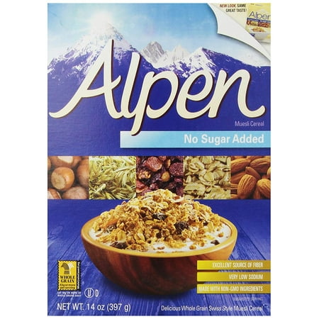 Alpen Cereal, No Sugar Added, 14 Ounce